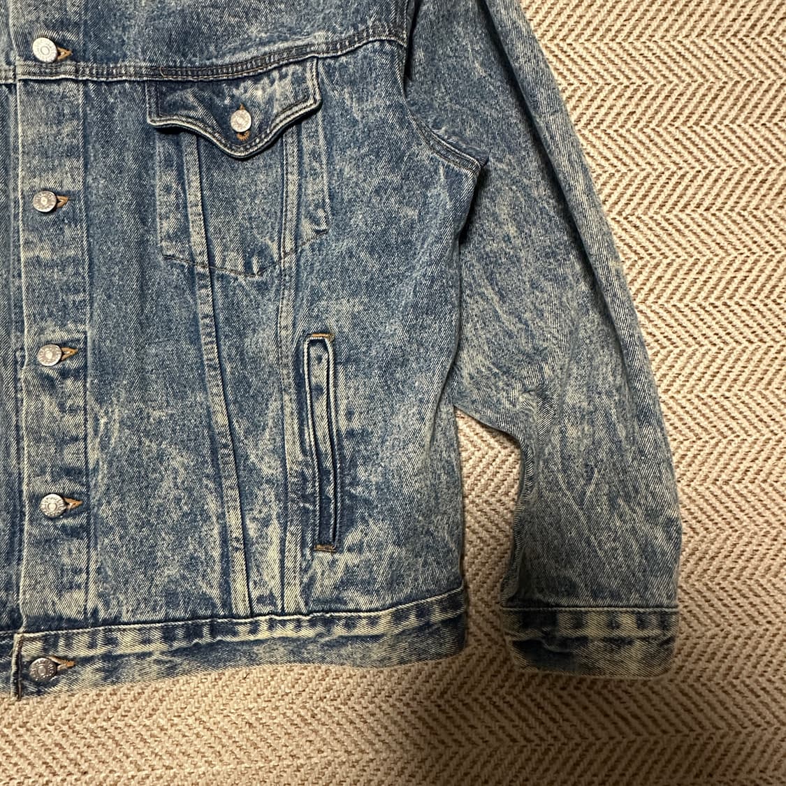 VINTAGE usa made denim jacket 상품이미지4