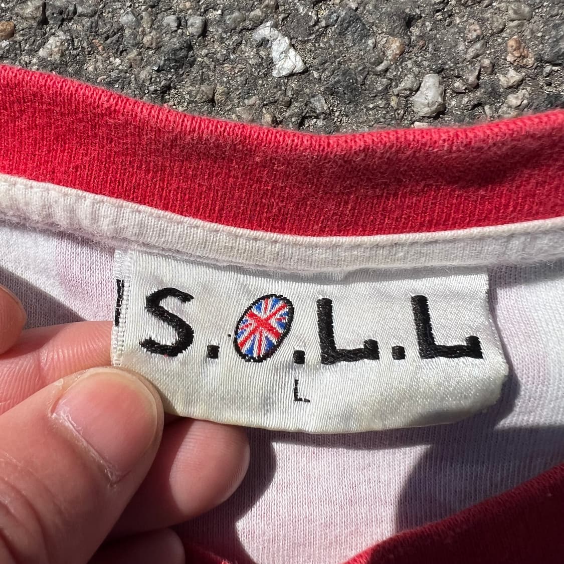 90’s S.O.L.L. 유니언 잭 AOP 티셔츠 상품이미지9