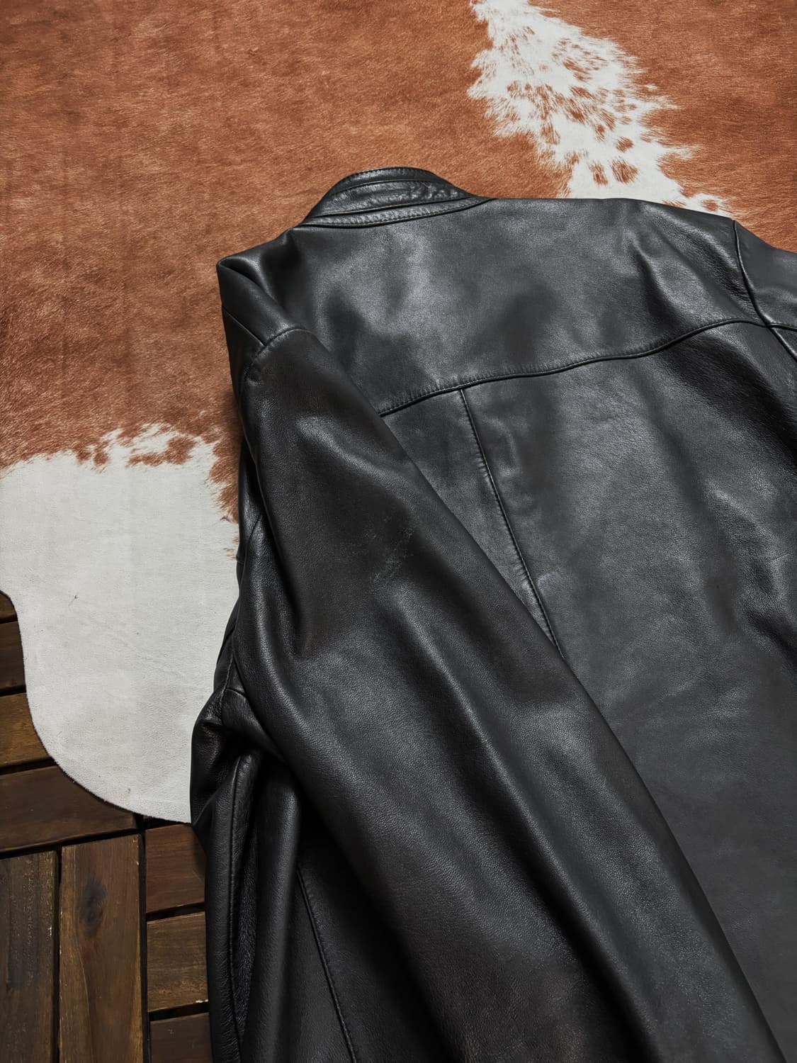 Ecrase 레더 바이크 자켓 양가죽 100% 상품이미지7