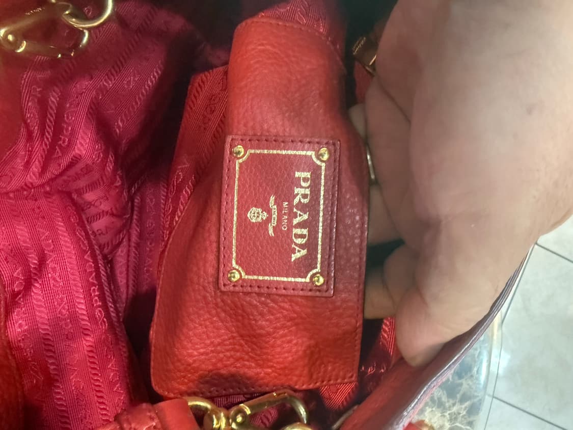 정품 프라다 비텔로 다이노 레더 2way백 팝니다 상품이미지8