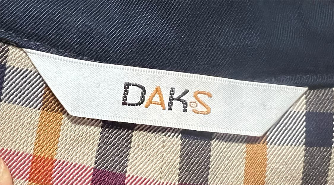 DAKS 닥스 여자 트렌치코트 춘추 네이비 M 95 66 상품이미지3