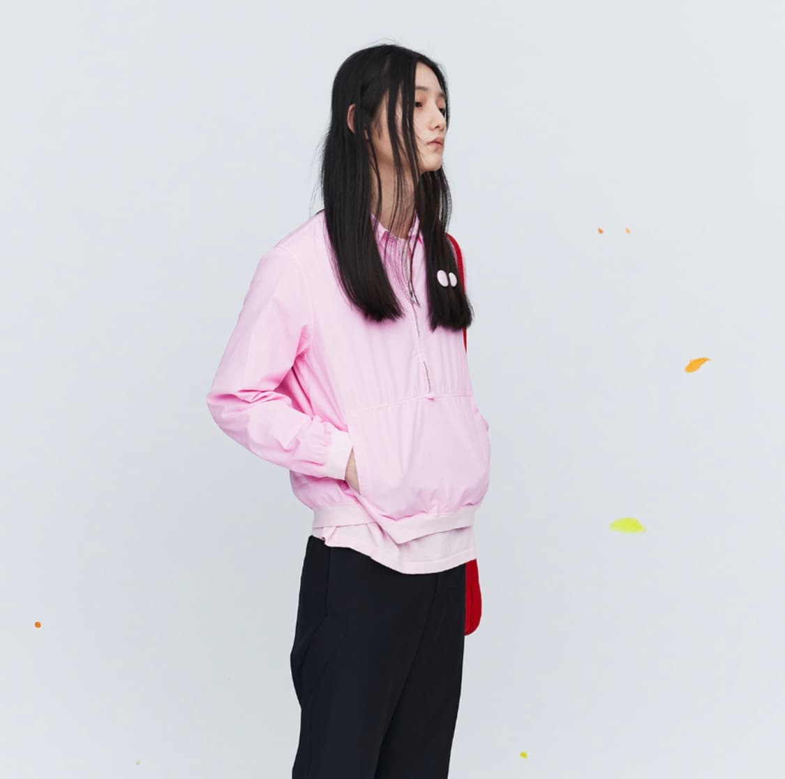누마레 EE STANDARD COLLAR HALF ZIP-UP SHELL 상품이미지2