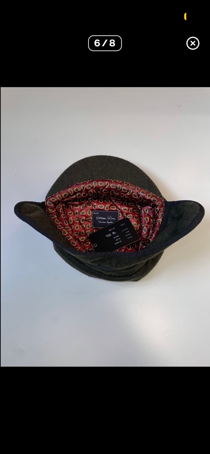 넘버나인 03AW pilot hat 상품이미지6