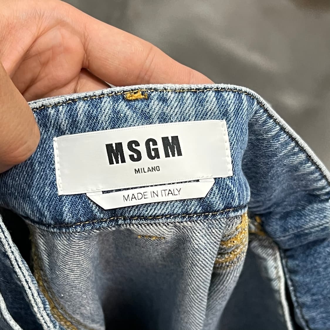 MSGM 버튼 데님 스커트 y18113 상품이미지6