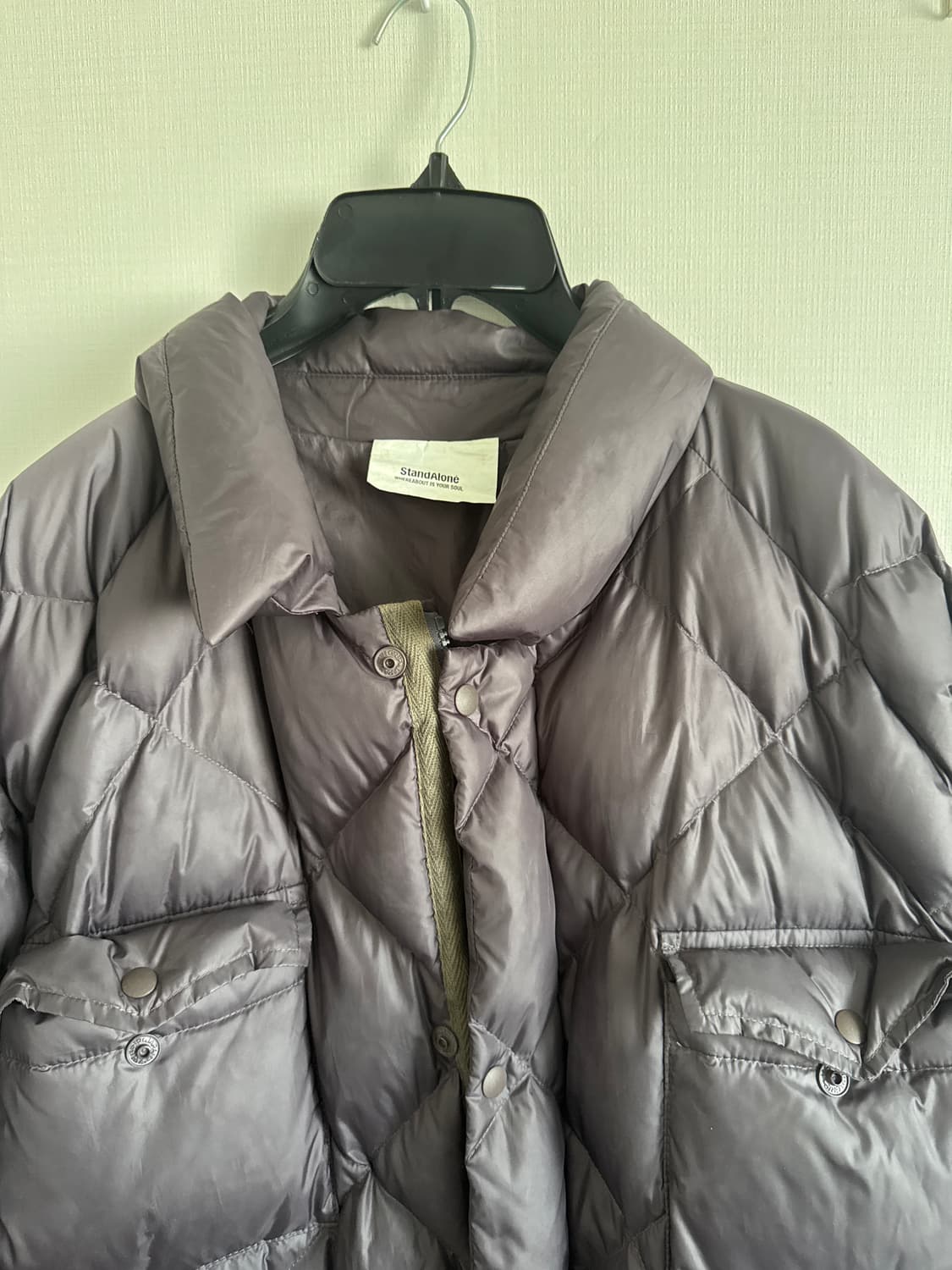 스탠드얼론 롱패딩 상품이미지3