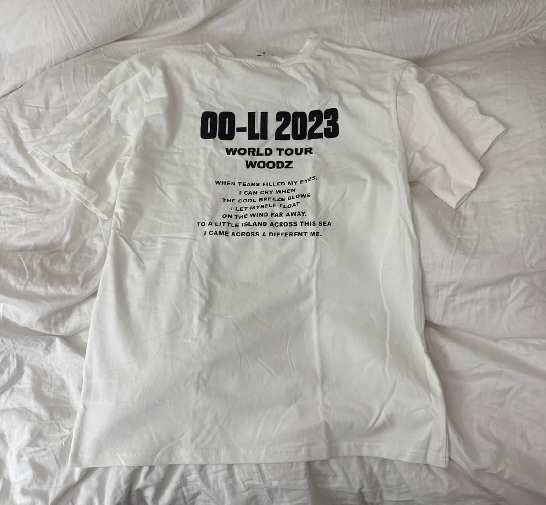 조승연 우즈 woodz 2023 콘서트 md 반팔 티셔츠 굿즈 상품이미지1