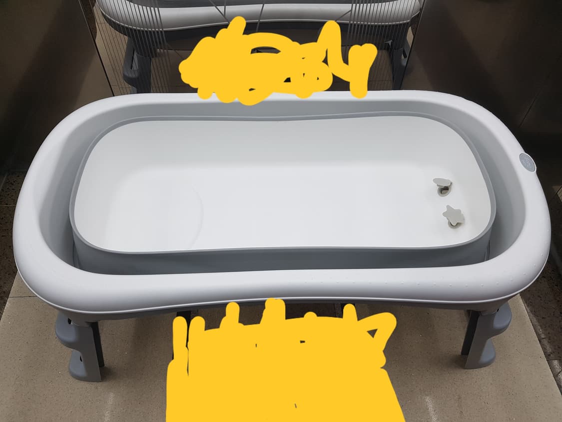 아이팜 접이식 아기 욕조 화이트 판매 상품이미지4
