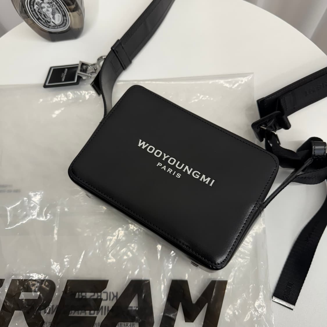 [정품] 우영미 스퀘어 크로스백 블랙 상품이미지2