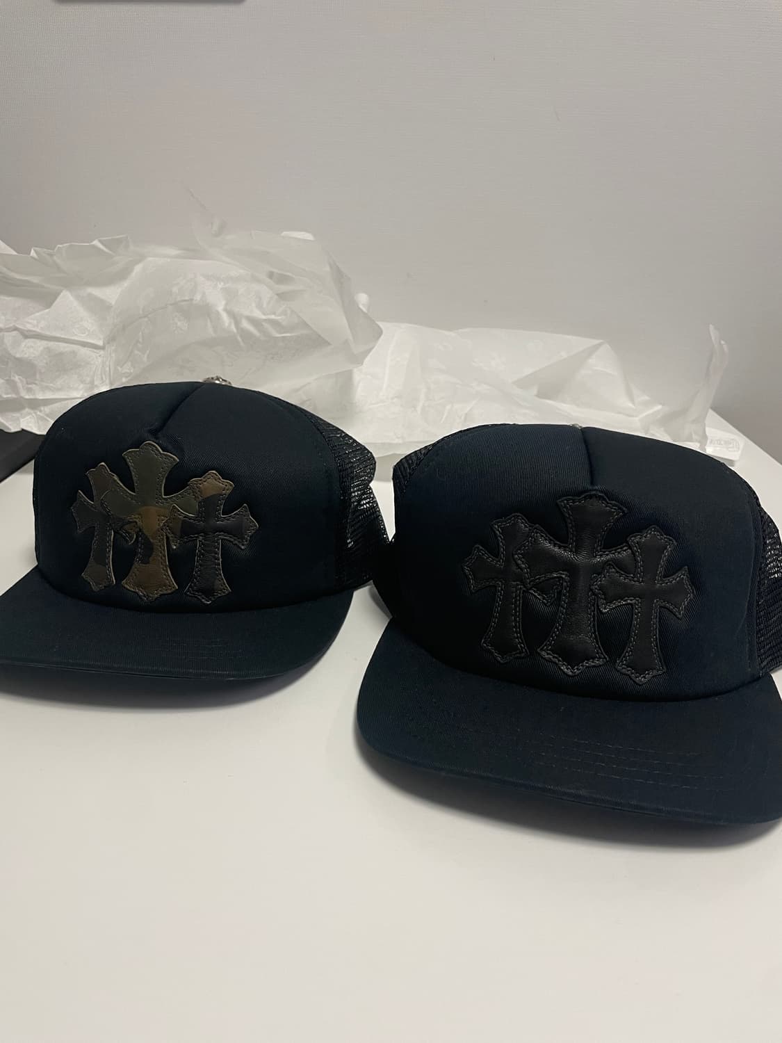 크롬하츠 신상 밀리터리 세메터리 패치 메쉬 모자 상품이미지2