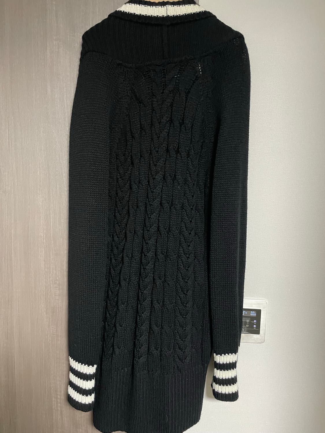 권문수 디자이너 남성 한정판 롱가디건 상품이미지2