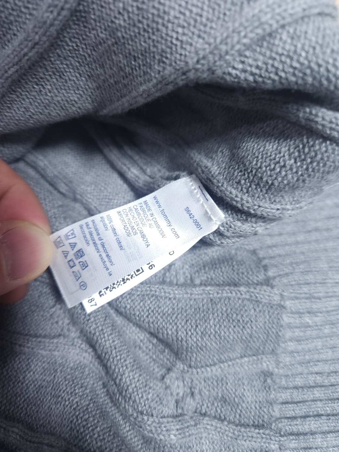 타미힐피거 케이블 니트, XL~2XL 상품이미지6