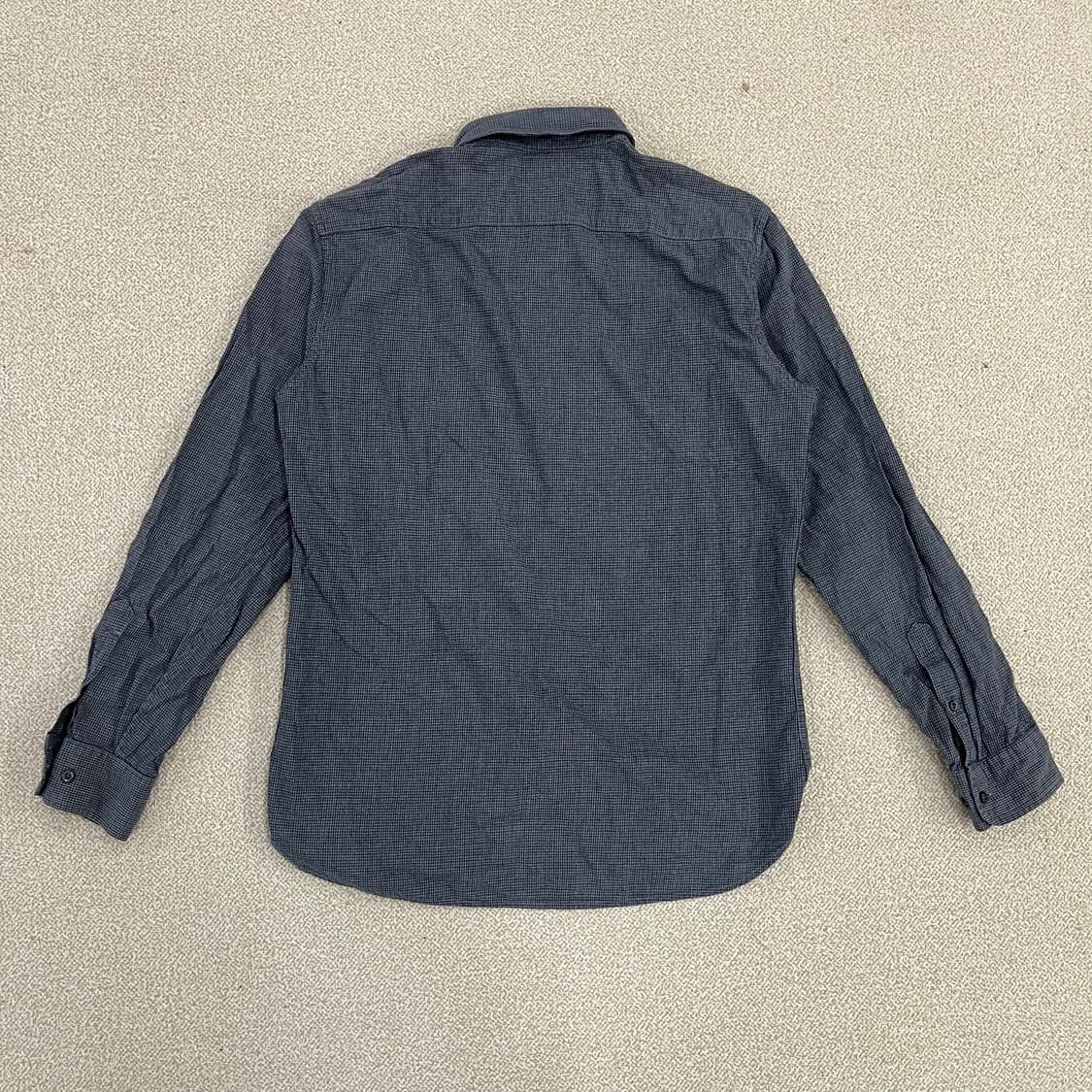 [105] 헤지스 슬림핏 체크 셔츠 남방 0120M1 상품이미지4