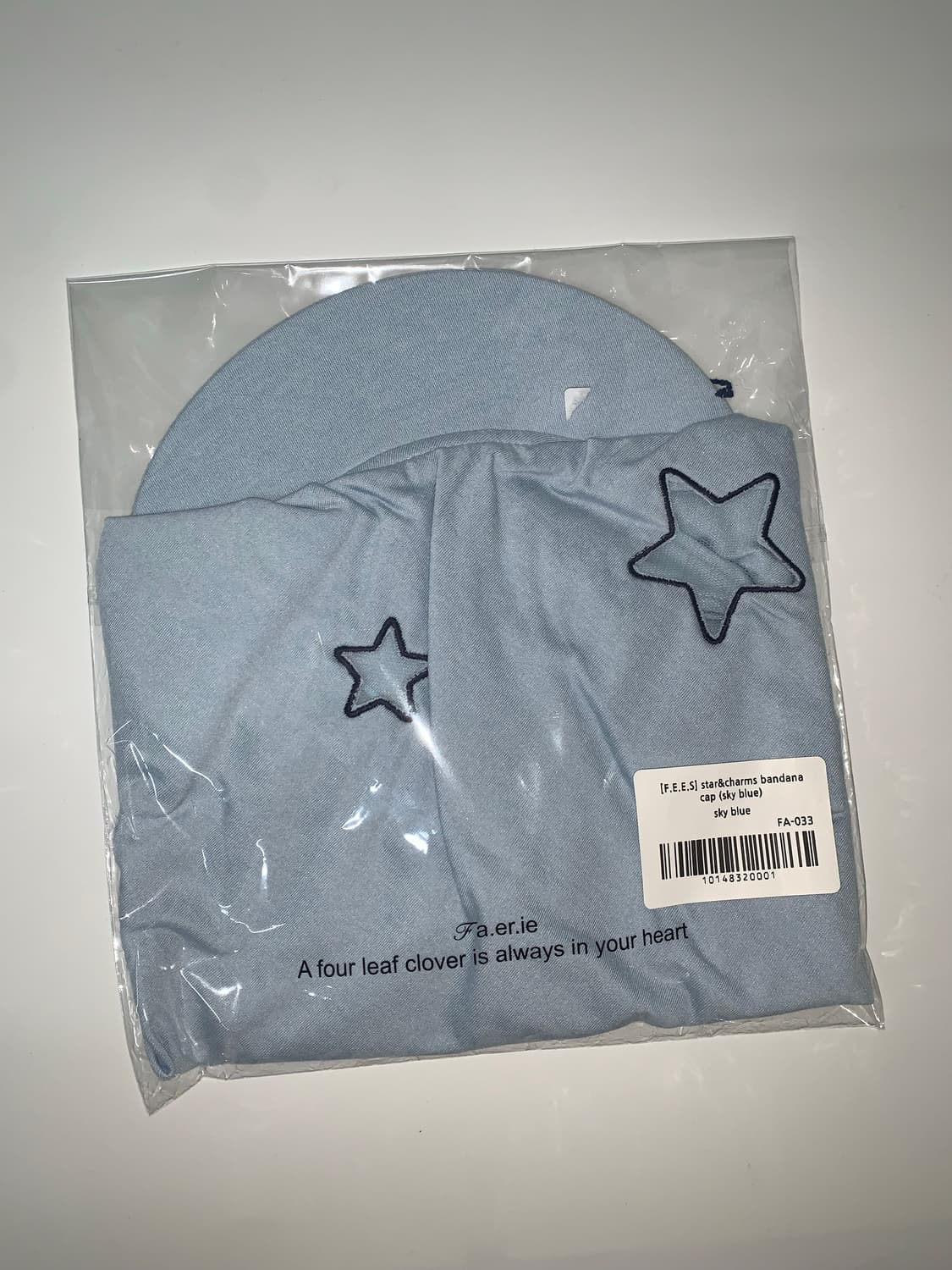 star&charms bandana cap (sky blue) 상품이미지6