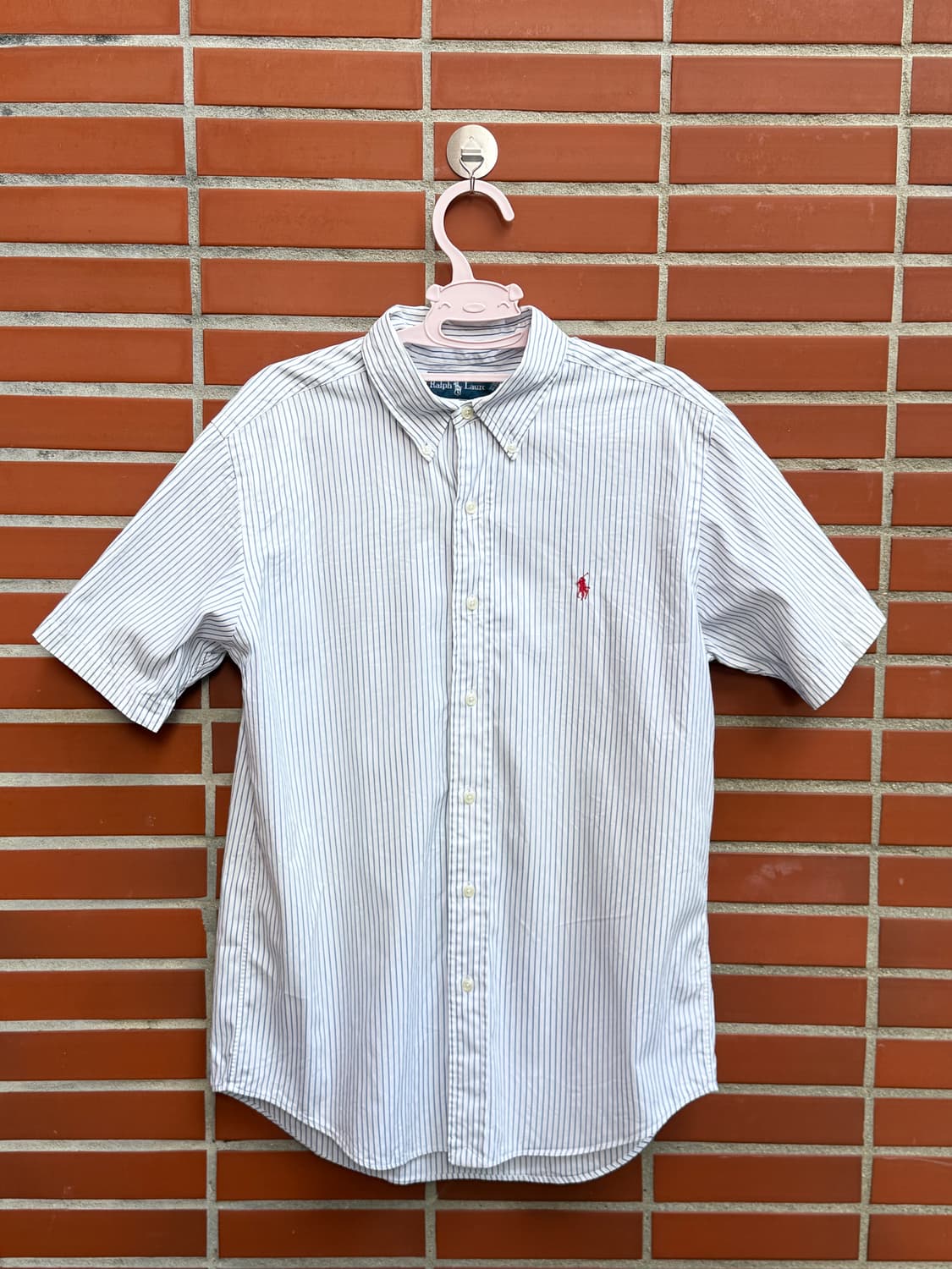 폴로 랄프로렌 스트라이프 반팔 셔츠 상품이미지1