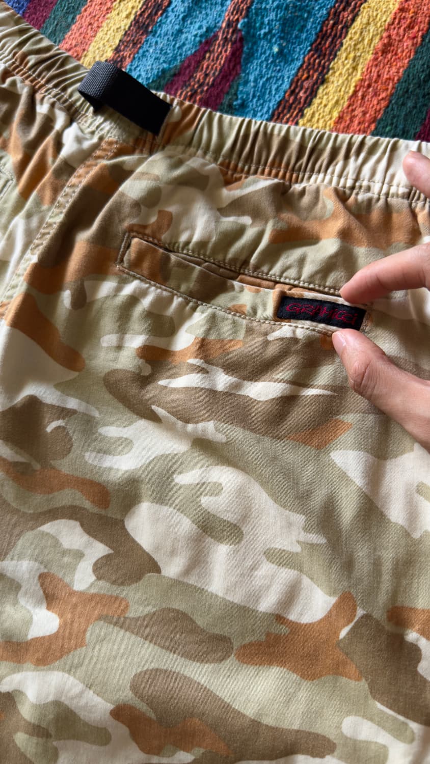 Gramicci Beige camo Half pants 상품이미지9