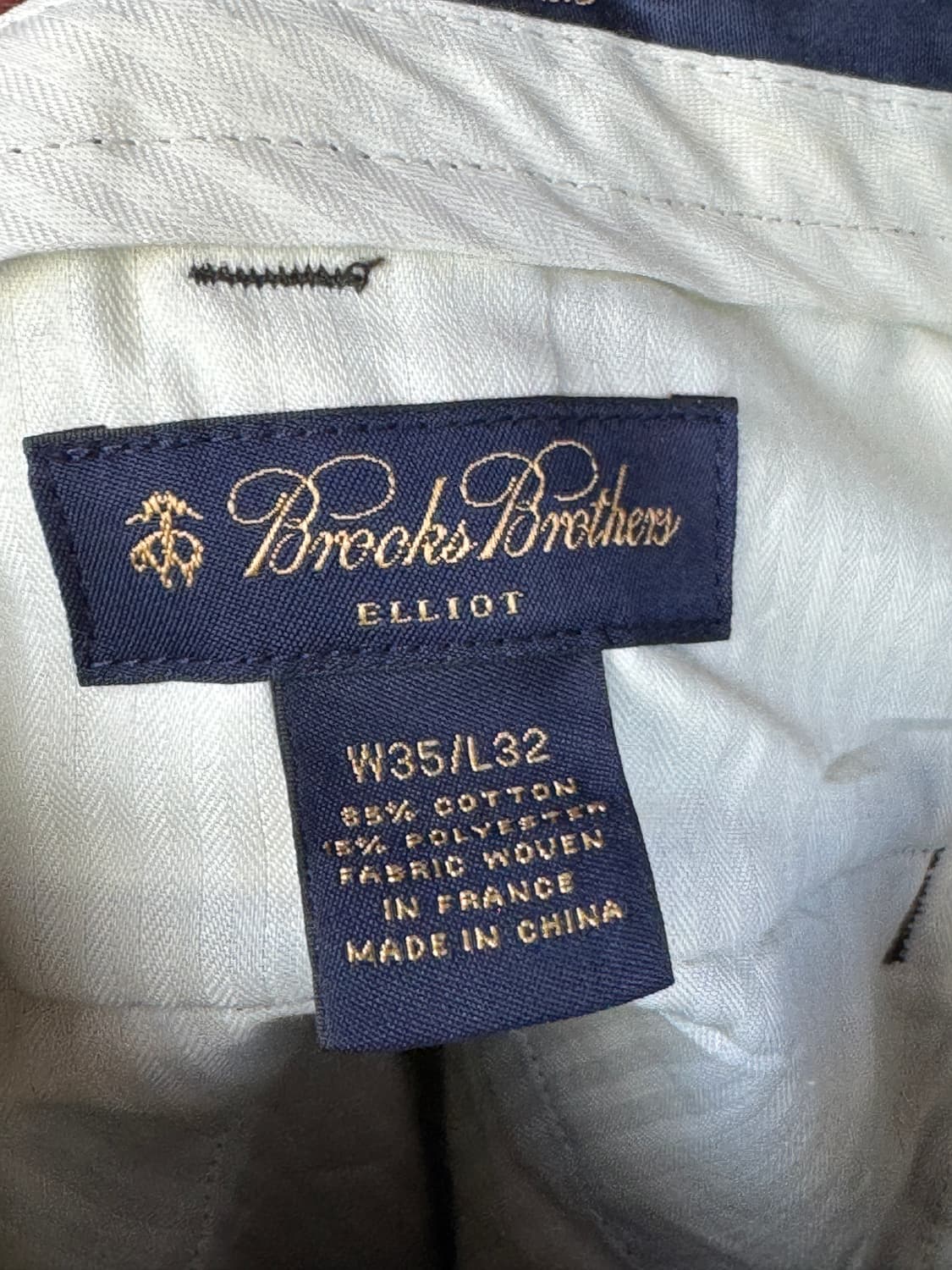 브룩스브라더스 투턱 코듀로이팬츠 브라운 34 상품이미지8