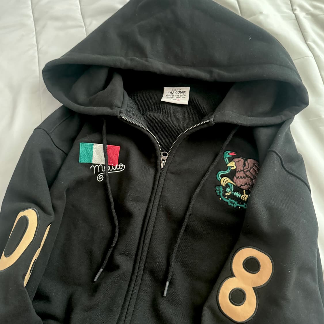 팀코믹스 멕시코 스포티 후드집업 블랙 L 상품이미지1