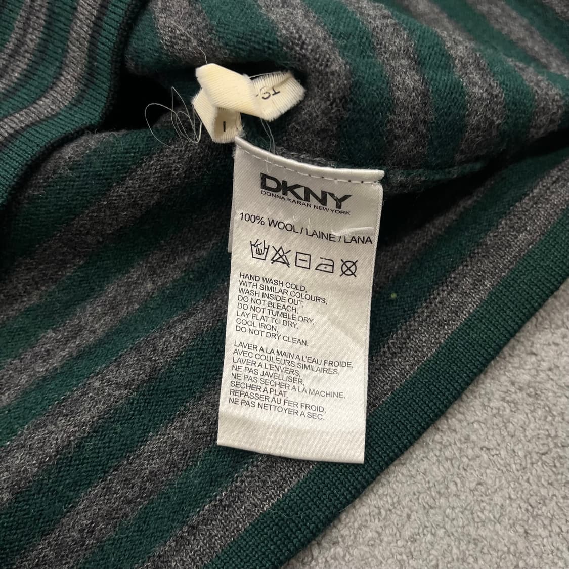 M DKNY 울 스트라이프 니트 상품이미지5