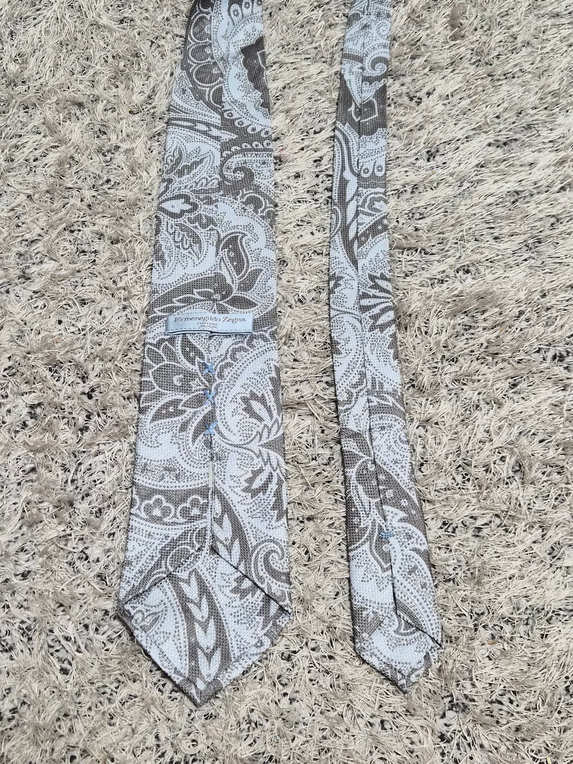 에르메네질도제냐Zegna 페이즐리 넥타이 Free - N29 상품이미지6