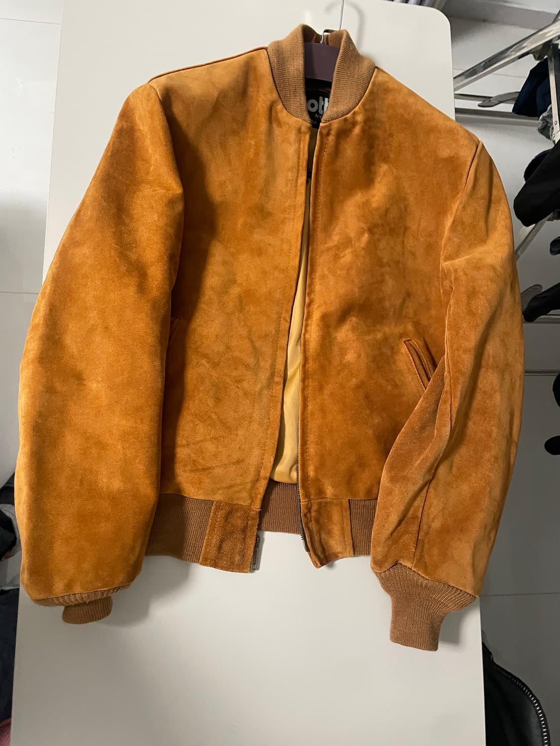 쇼트 schott 스웨이드(러프아웃) 봄버 자켓 38 상품이미지1