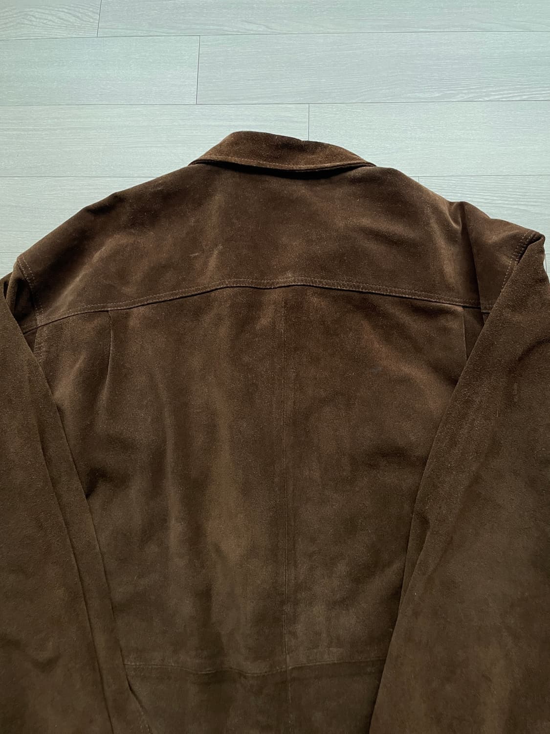 90s 올드갭 스웨이드 셔츠 자켓 레더 상품이미지8