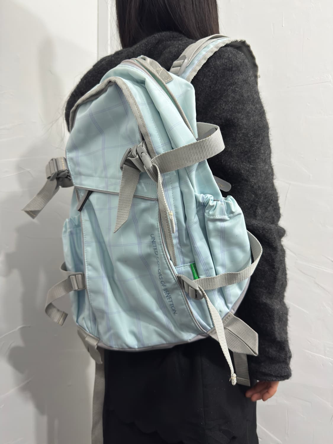 benetton check backpack 상품이미지6