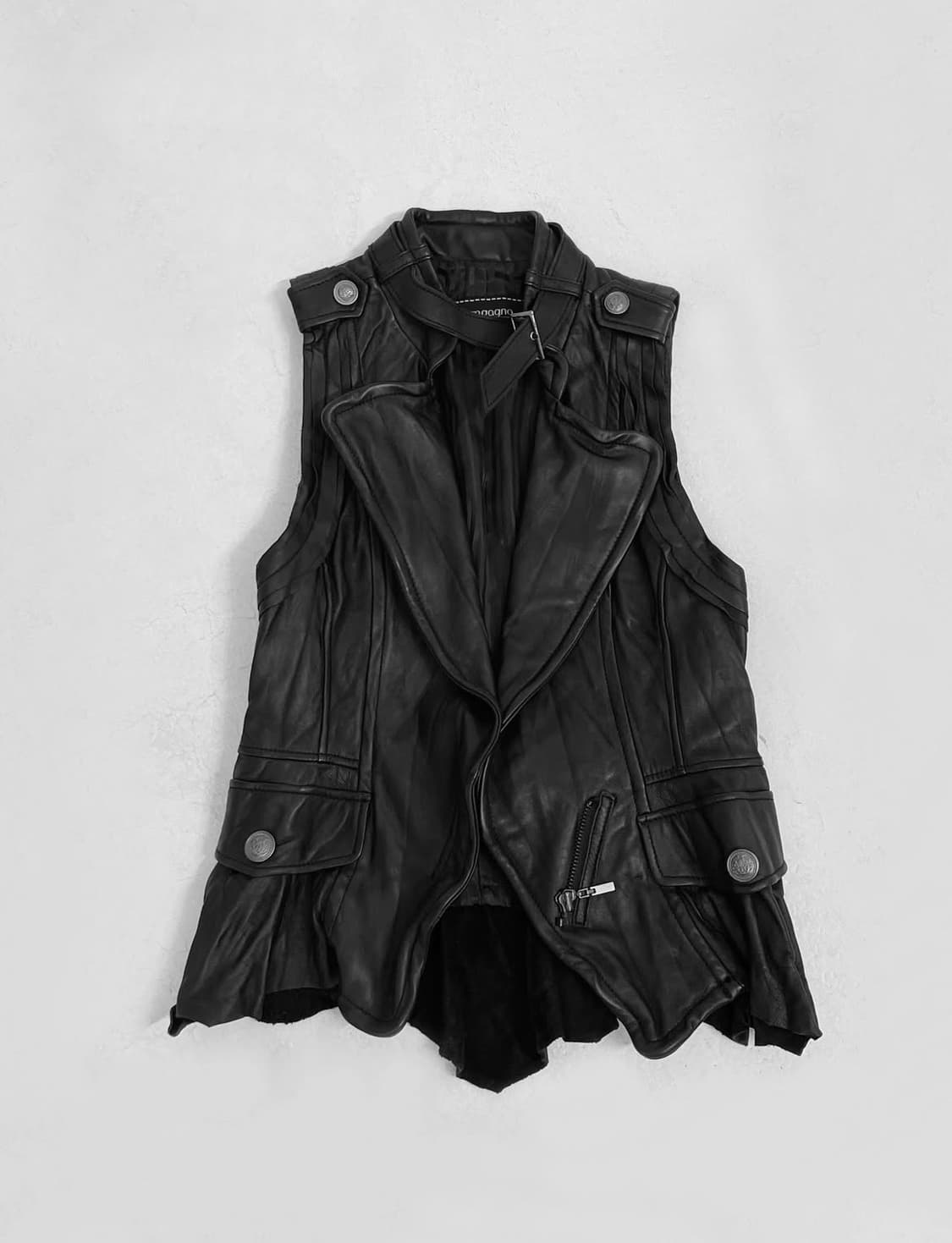 버클 양가죽 베스트 상품이미지2