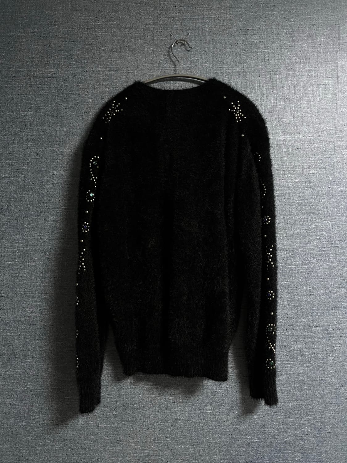 에씰미 앙고라 가디건/블랙  상품이미지2