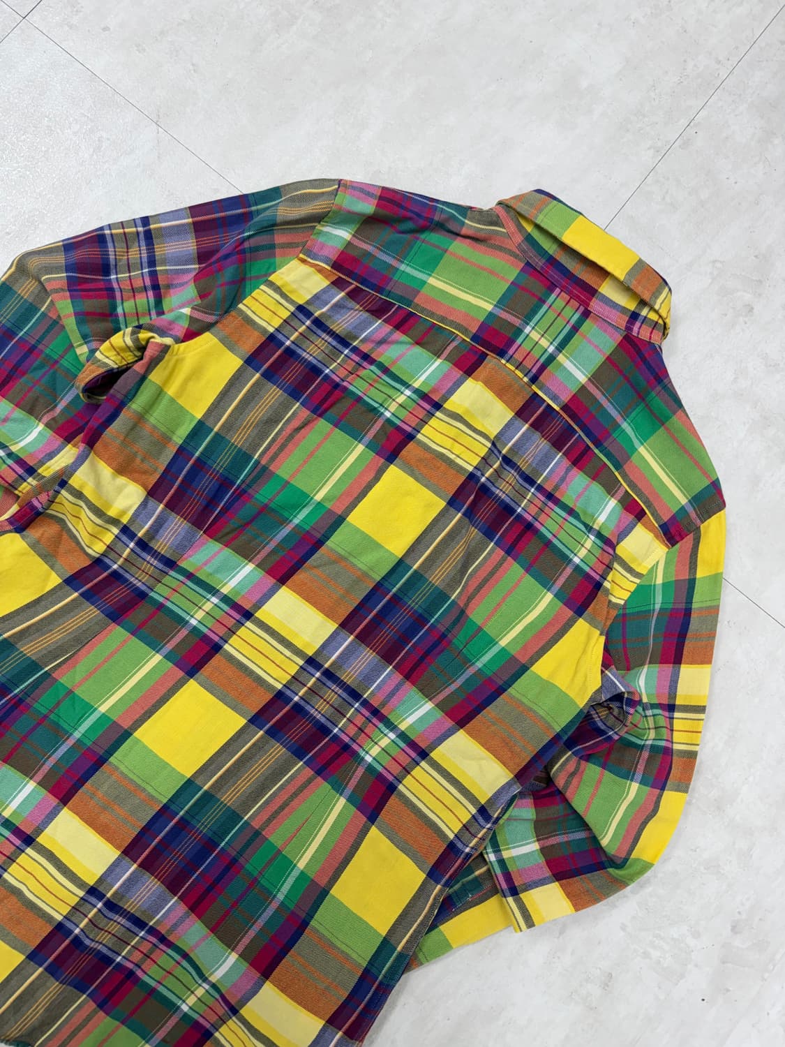 •폴로 랄프로렌 멀티컬러 체크 셔츠 상품이미지5