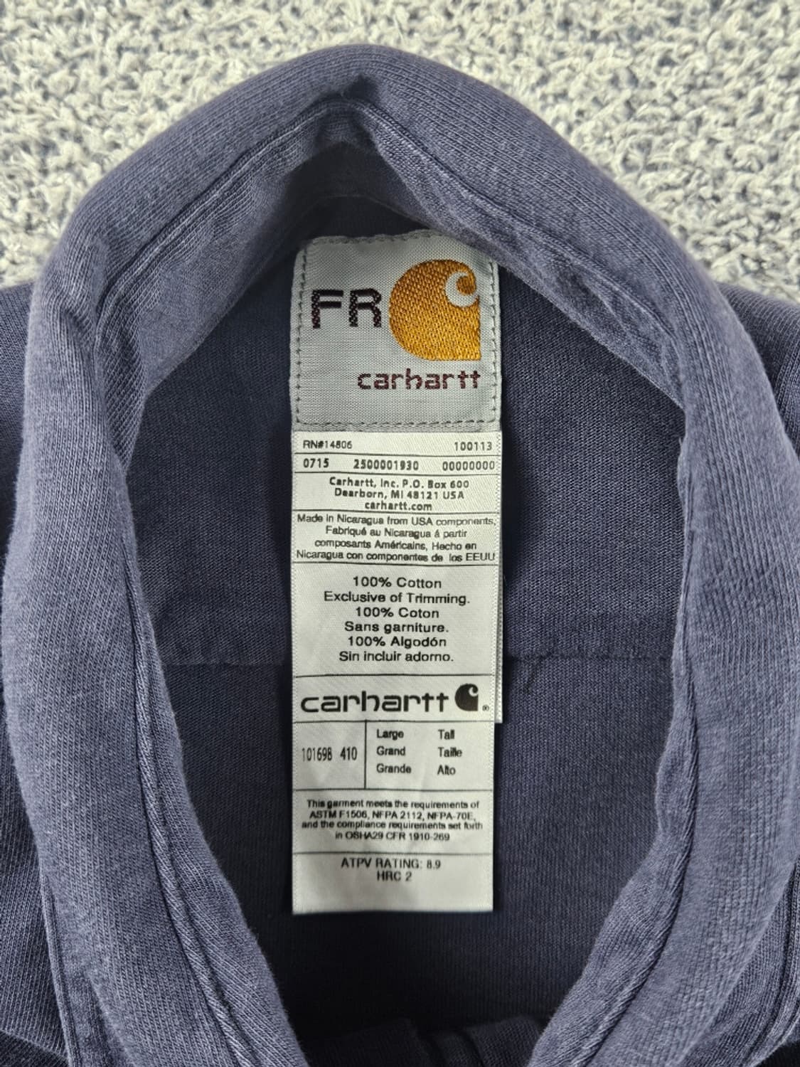 FR 칼하트 버튼업 포켓 워크 셔츠 ( L ) / 11277 상품이미지8