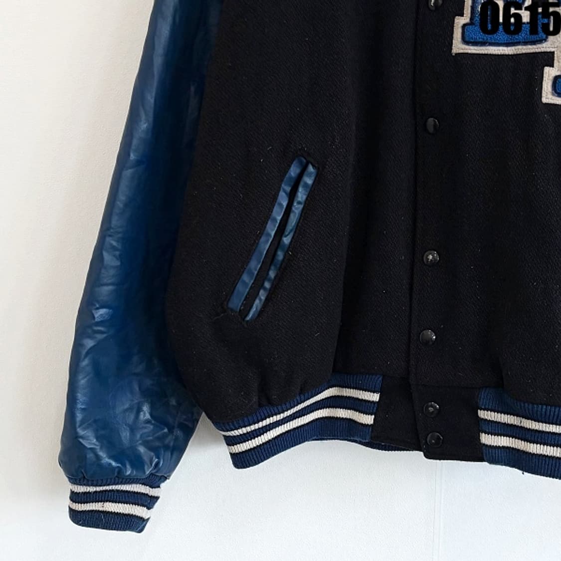 NEFF 레더 울 바시티 자켓 XL 0615 상품이미지3