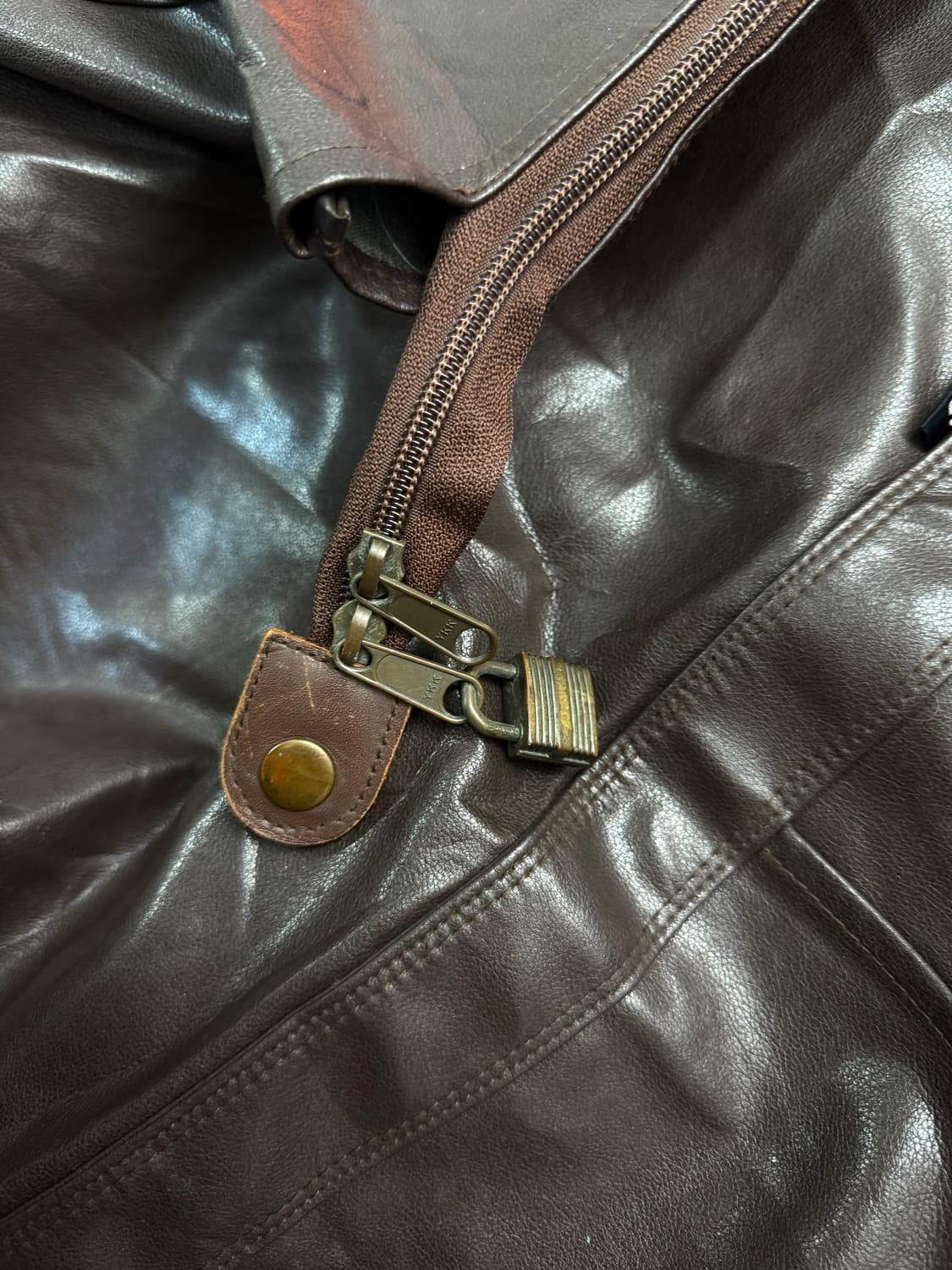 빈티지 레더 보스턴 백 상품이미지8