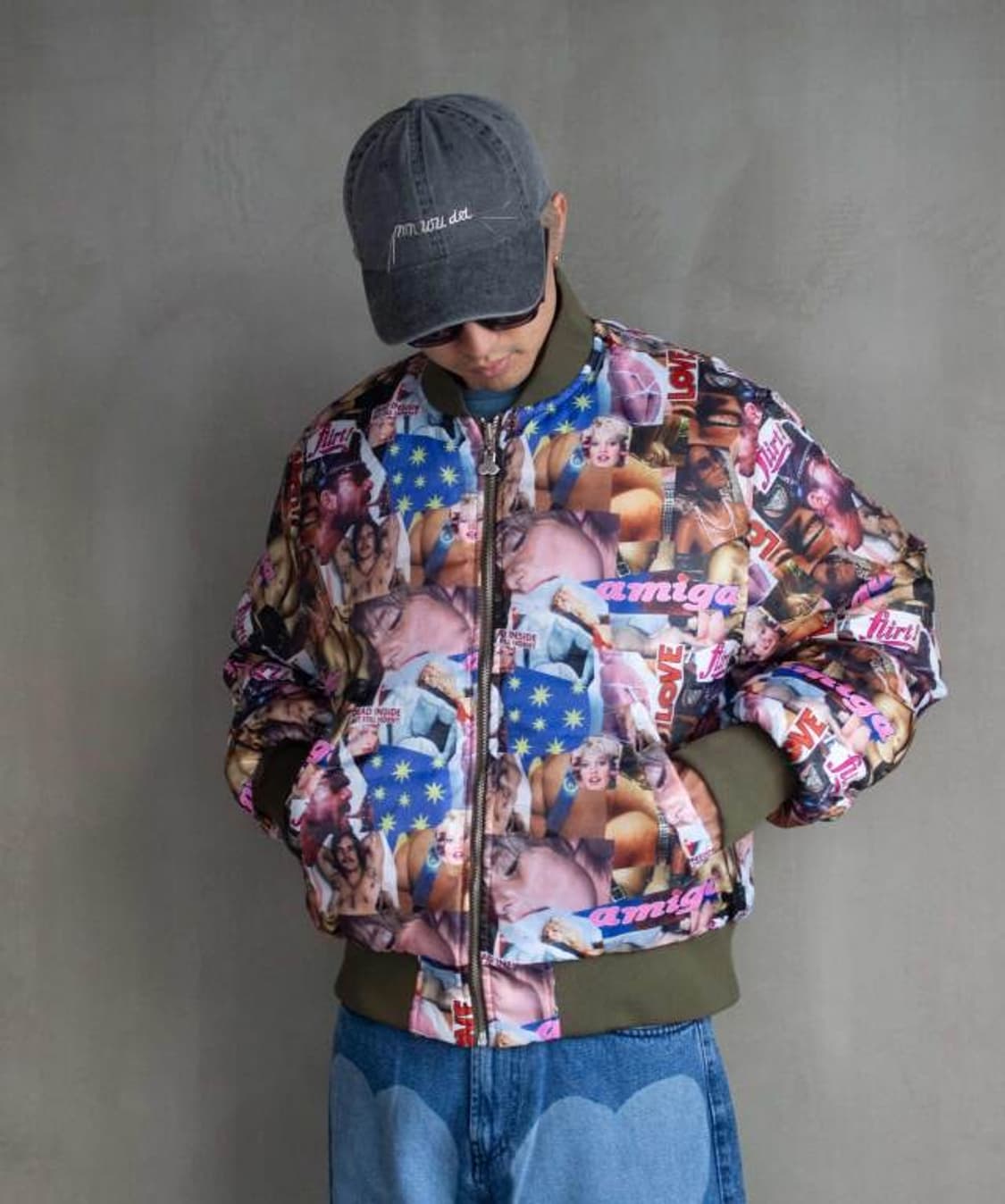 까르네 볼렌테 MA-1 마원 자켓 카키 리버시블 M 상품이미지2