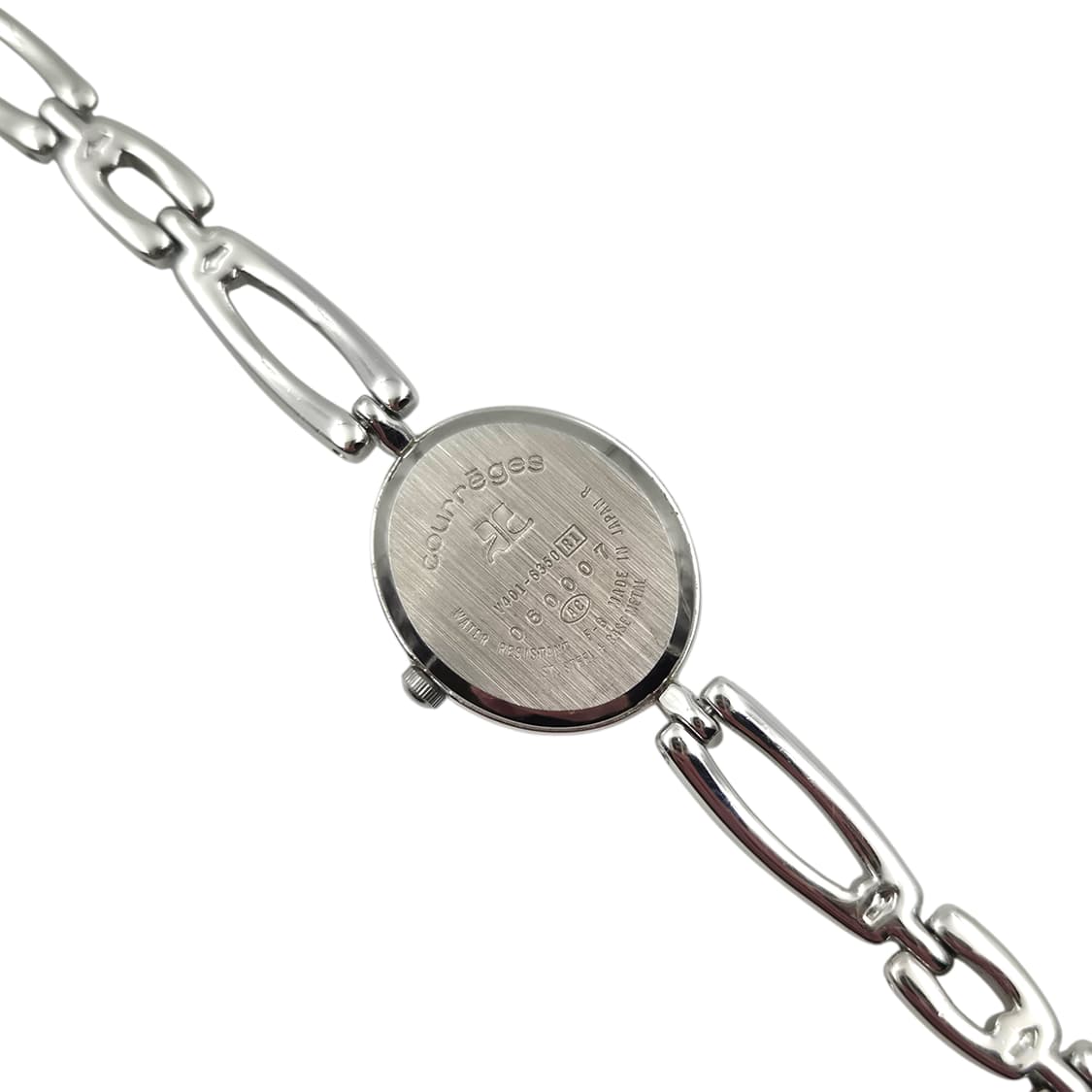 90s 꾸레쥬 핑크 자개 오발 손목 시계 상품이미지5