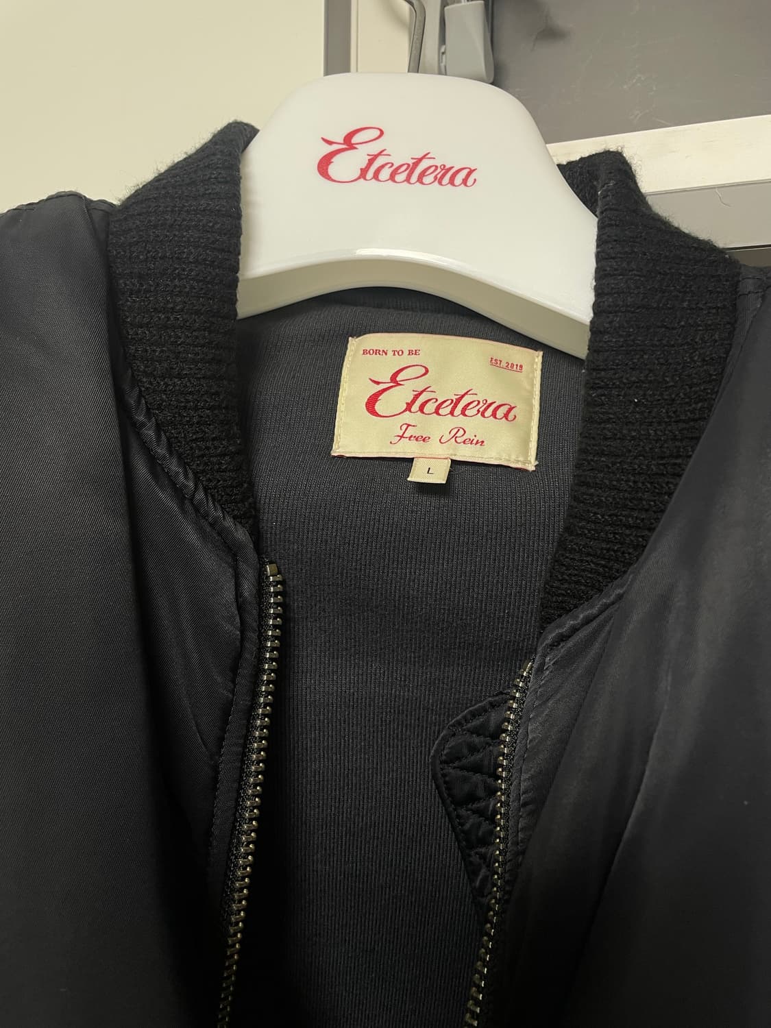 ETCE 리버시블 봄버 BLACK L 상품이미지3