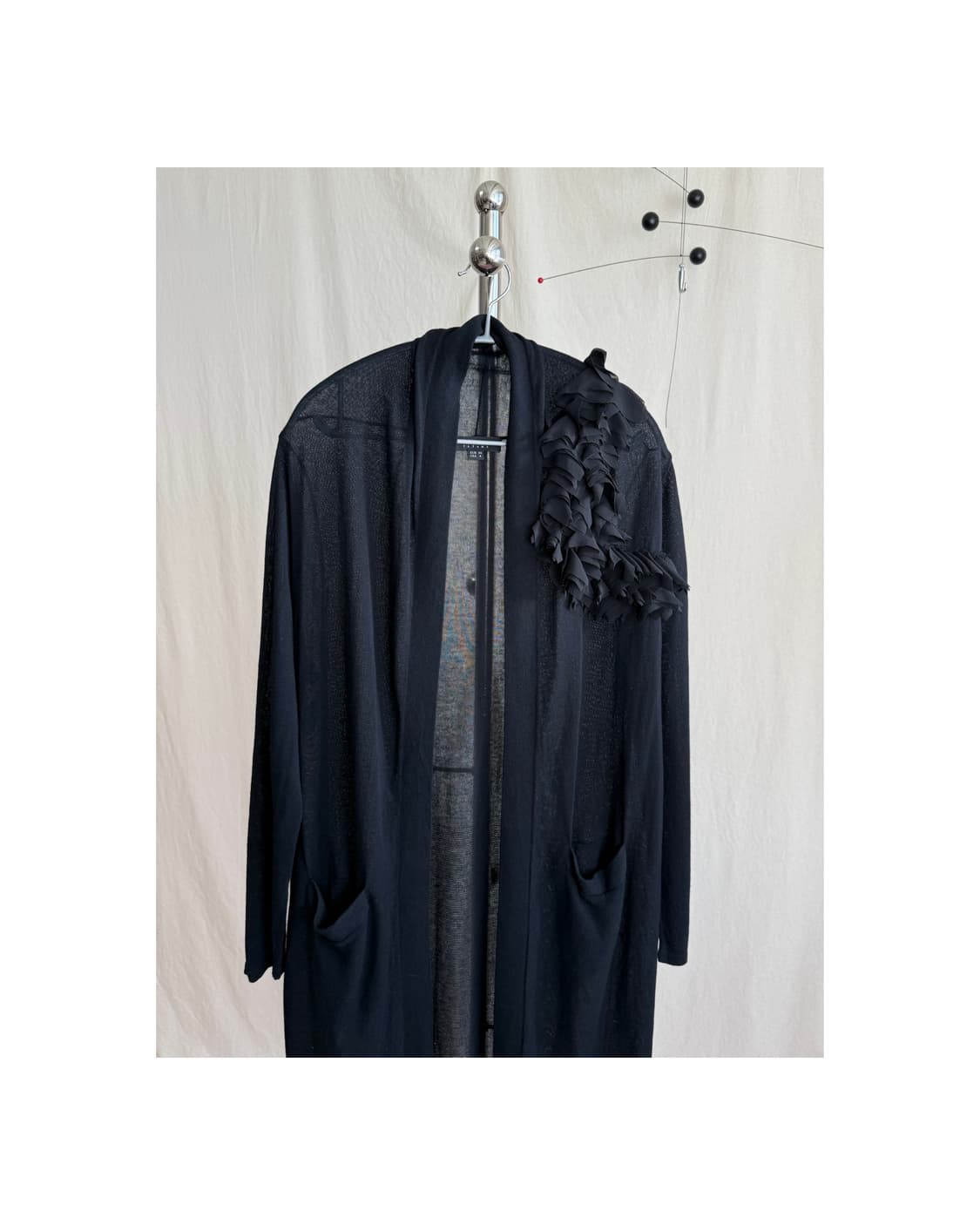 Atsuro Tayama 아츠로타야마 코사지 디테일 롱 가디건 상품이미지1