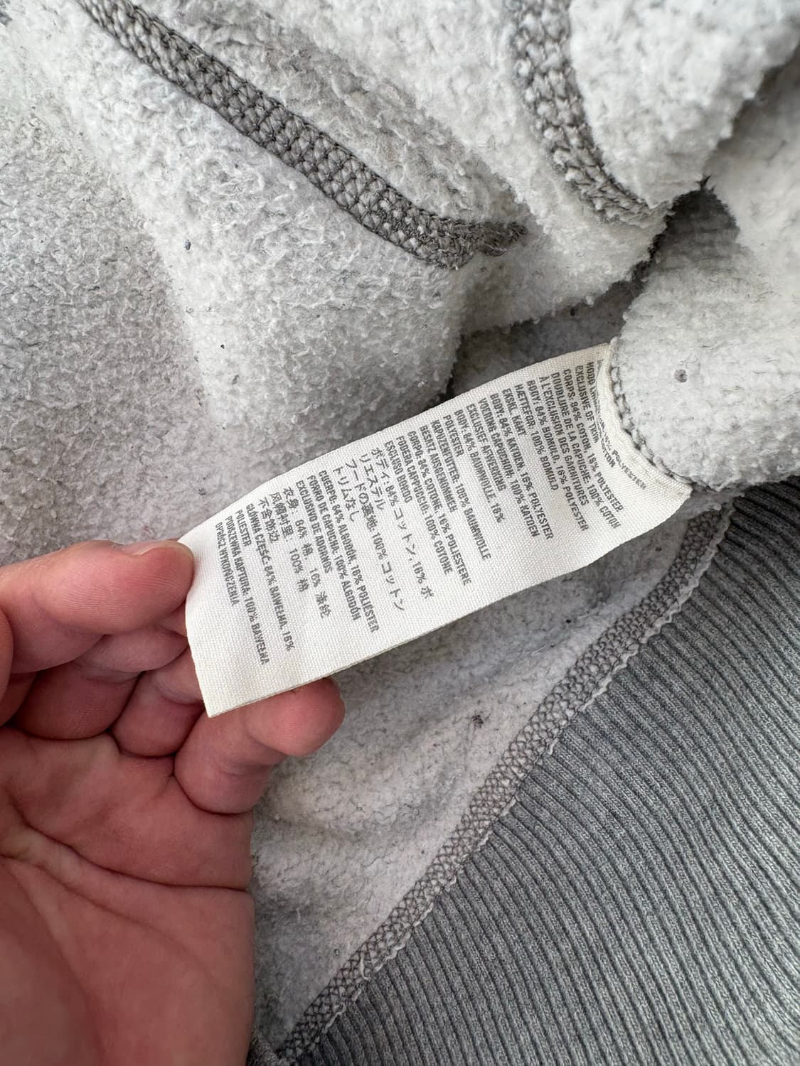 아베크롬비 후드집업 그레이 버건디 상품이미지5