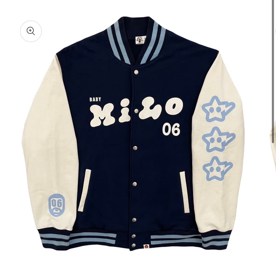 베이비 마일로 바시티자켓 상품이미지1