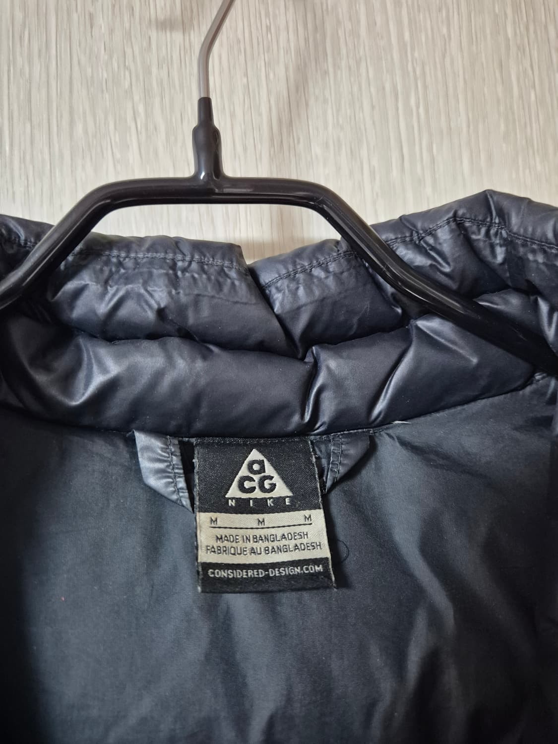 acg 나이키 ACG 구스다운 패딩 베스트 패딩조끼 M 블랙 상품이미지5