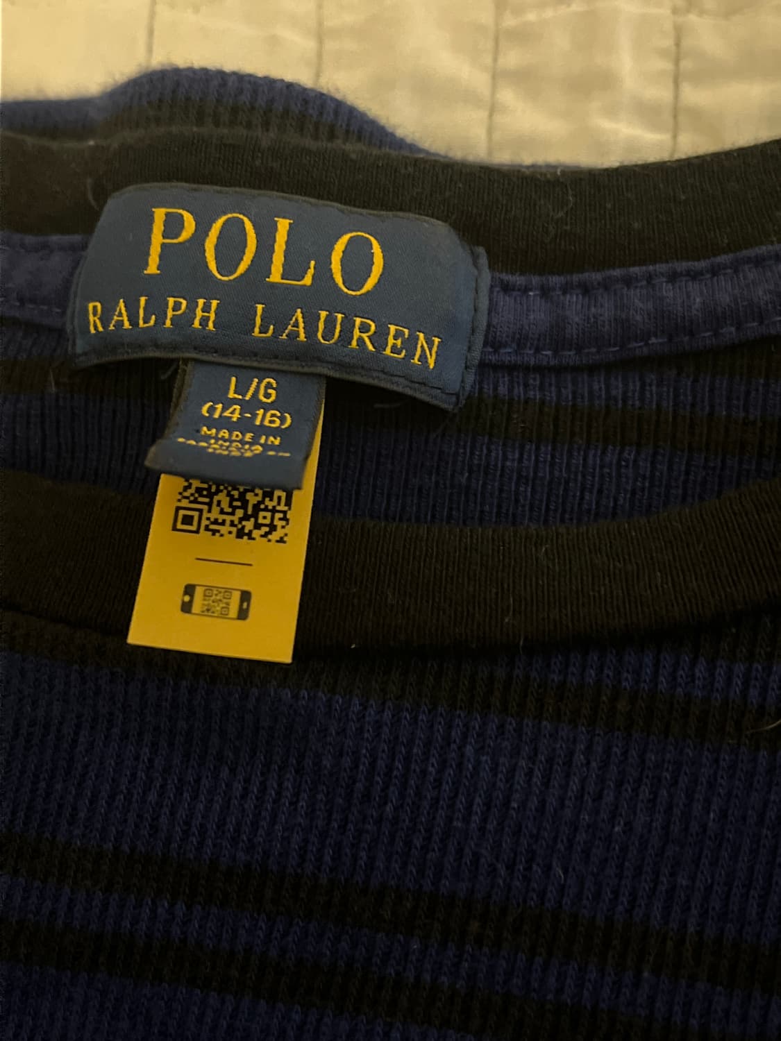 폴로 랄프로렌 스트라이프 긴팔 상품이미지2