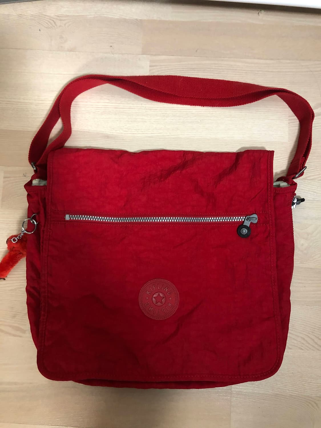 빈티지 키플링 Y2K 레드 빅 크로스백 노트북가방 상품이미지1