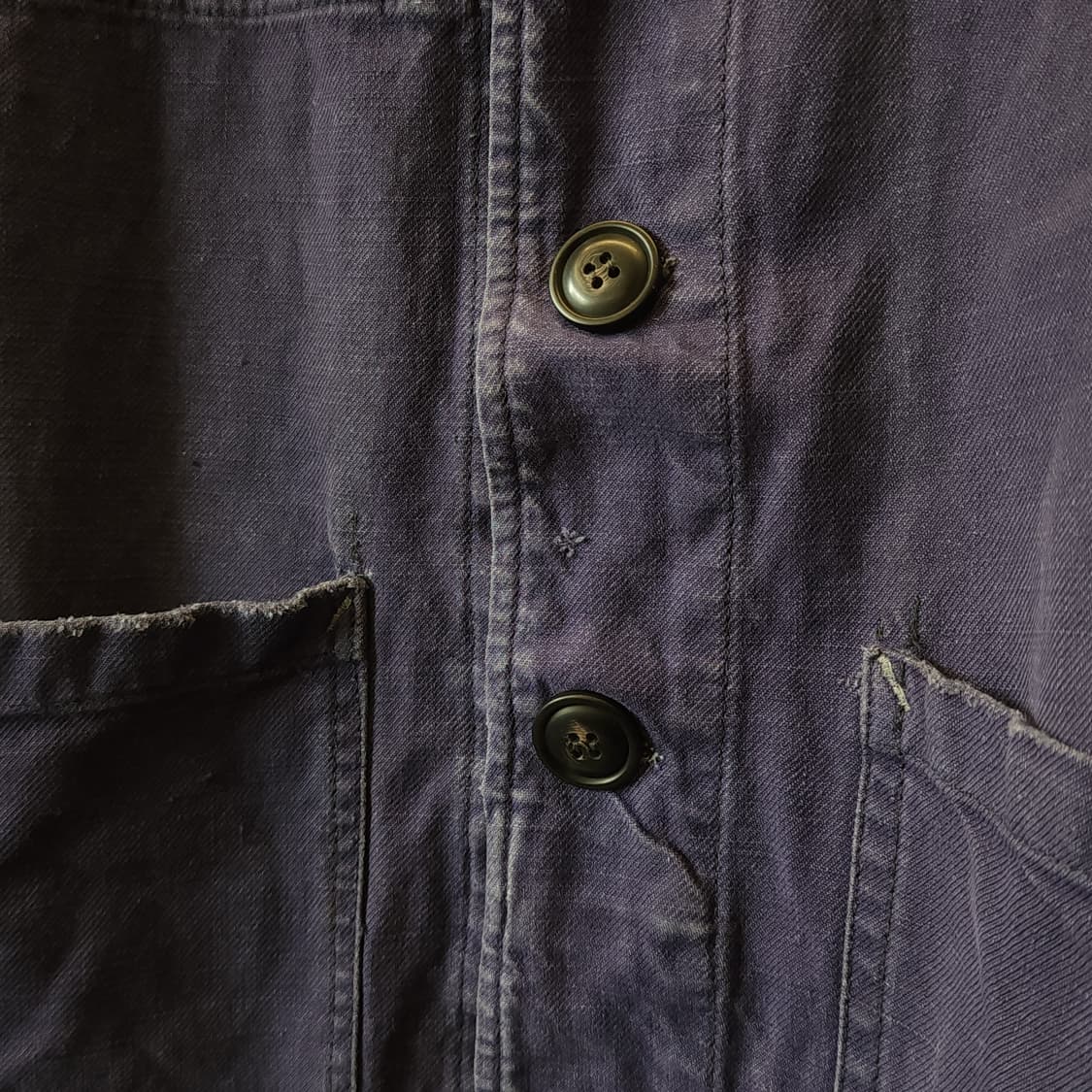 60s 프렌치 워크자켓 프렌치자켓 바이올렛 블루 s 상품이미지7