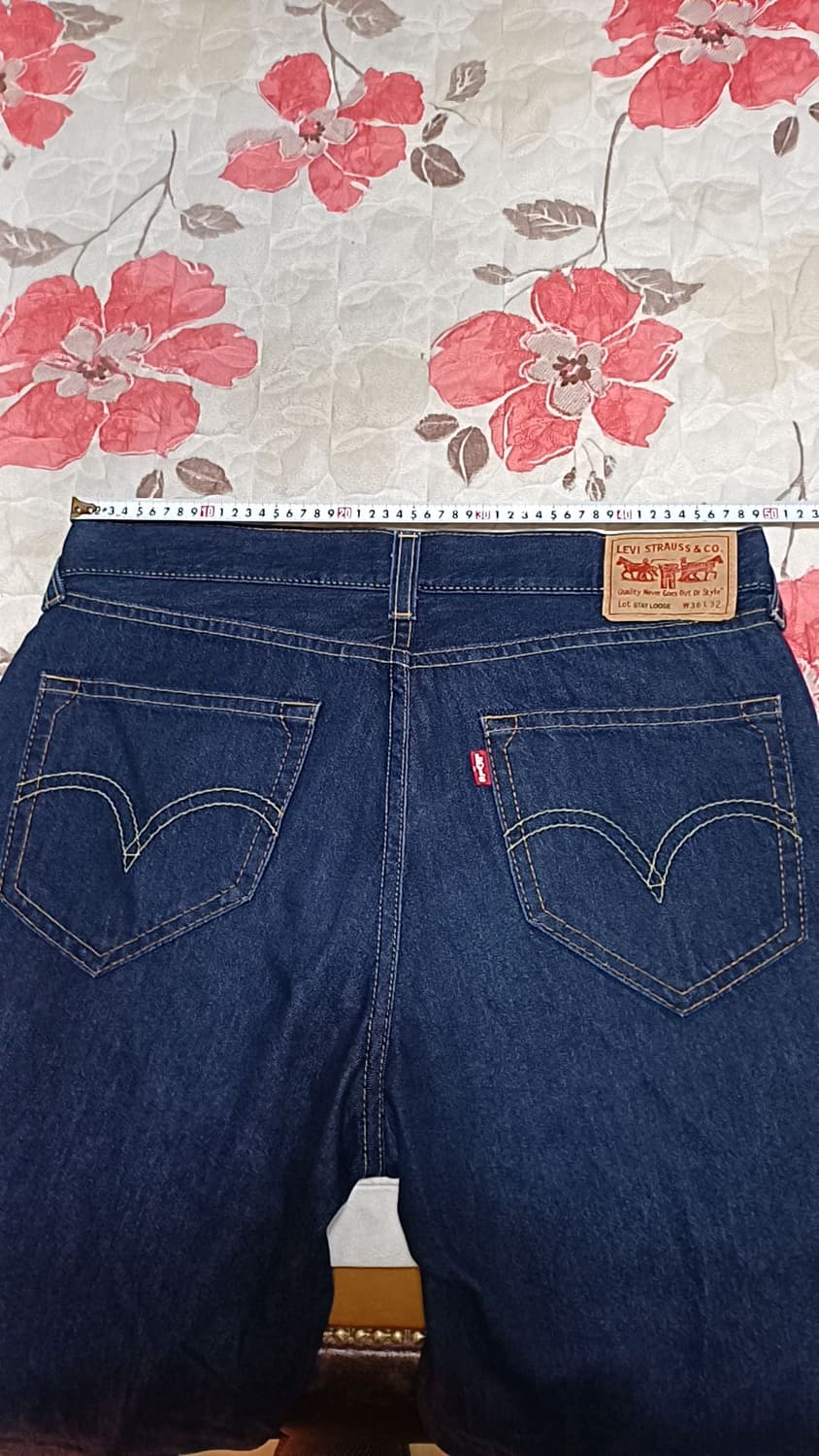 리바이스 Type1 루즈핏청바지 실측38인치 기장114 상품이미지7