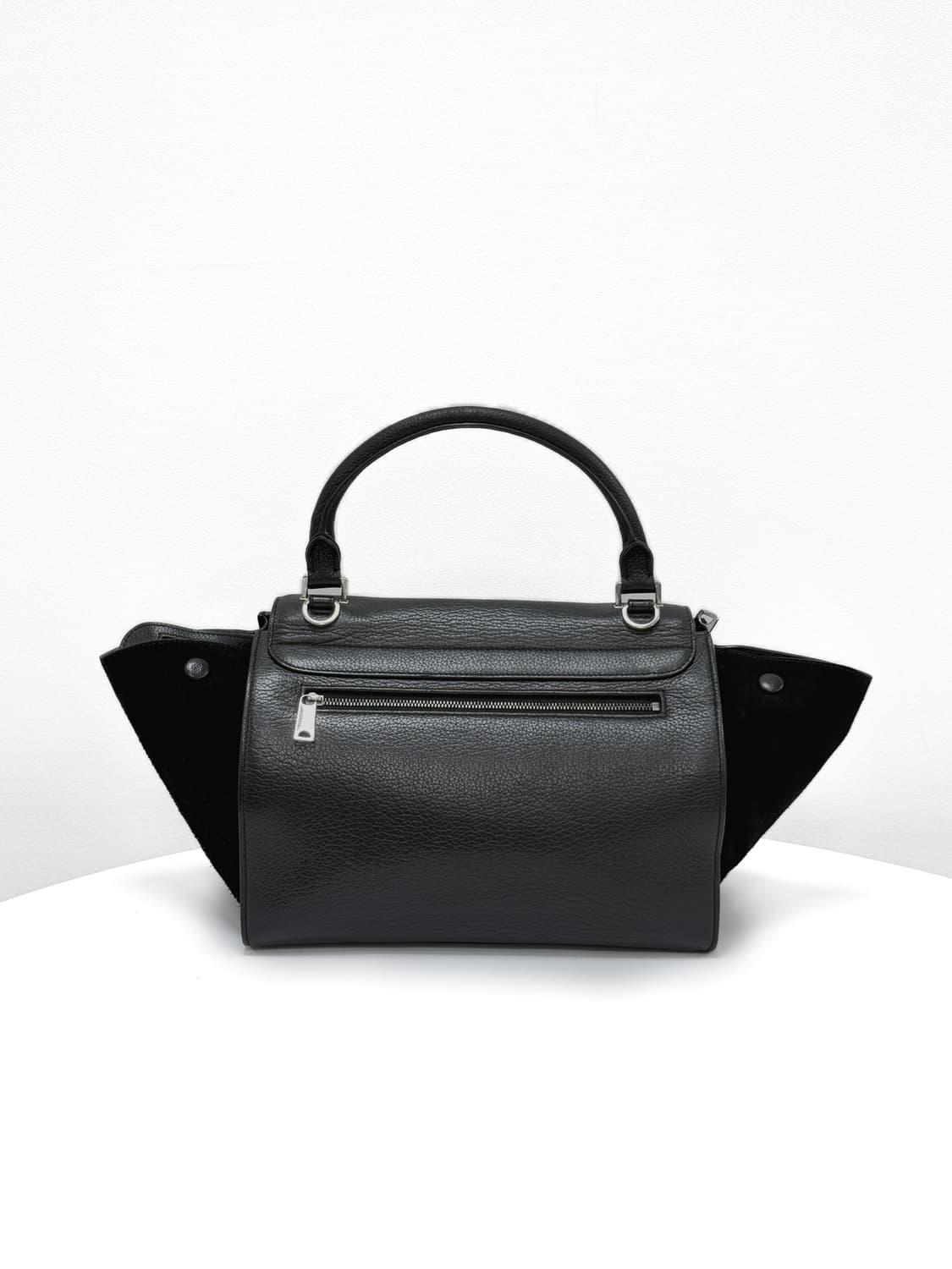 셀린느 트라페제 레더 & 스웨이드 토트백 상품이미지3