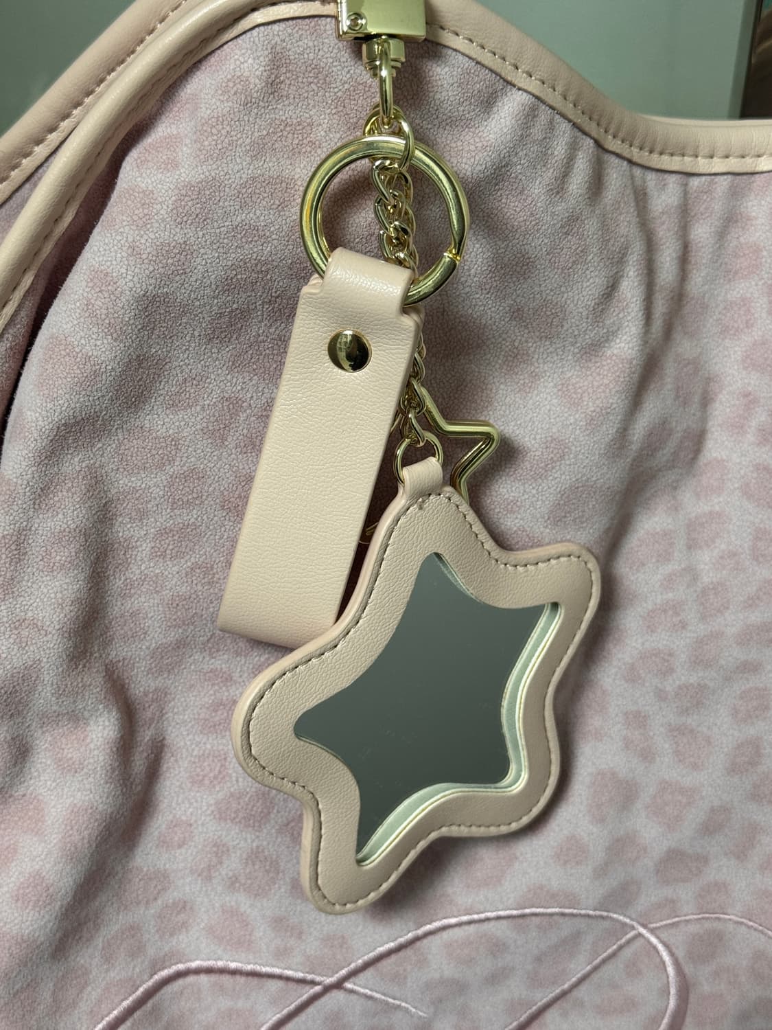 배드블루 레오파드 핑크 (거울키링O) 상품이미지5