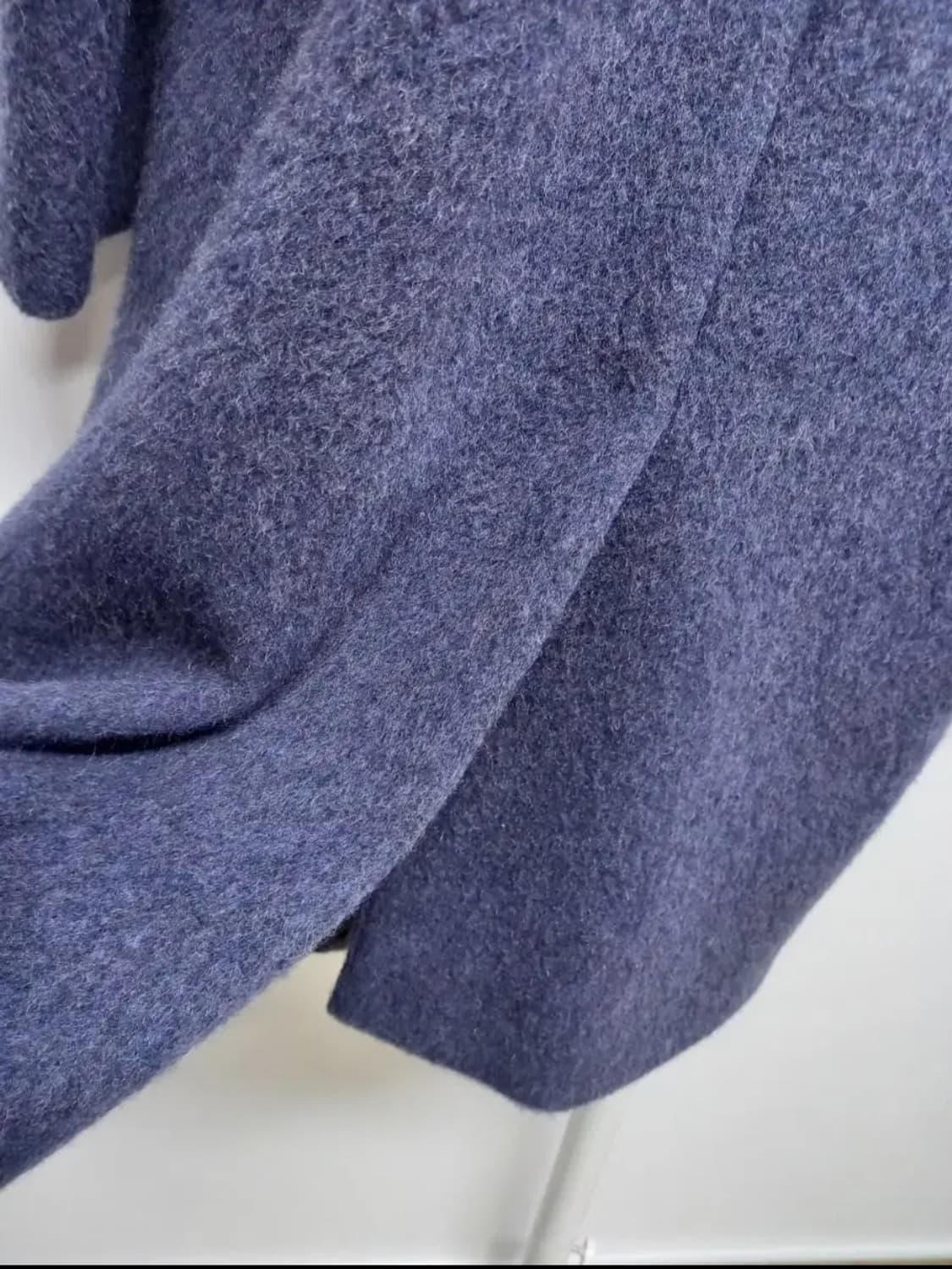 시스템옴므 양모 모헤어 롱 코트 100 상품이미지7