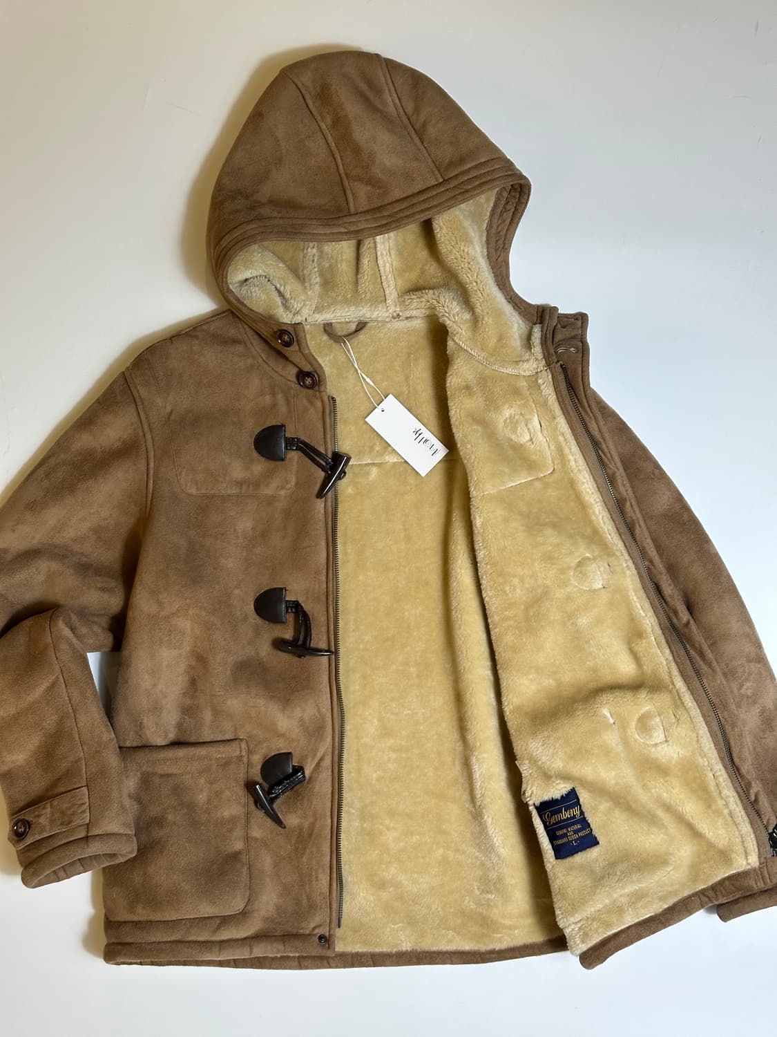 카라멜 더블 후드 코트  상품이미지7