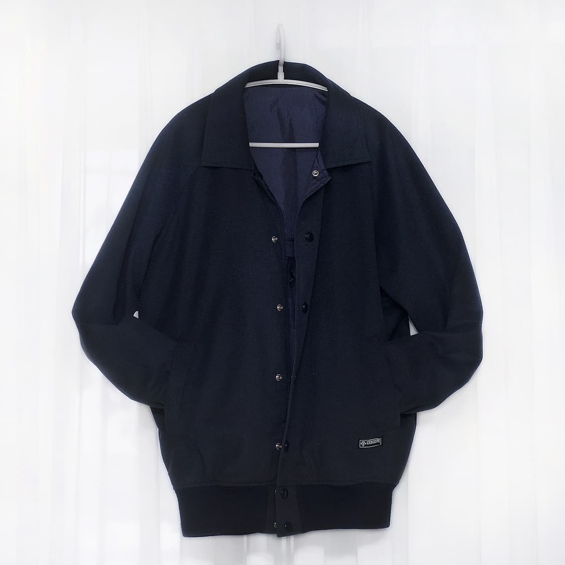 데상트 재팬 오리지널 양면 버튼 울자켓.우븐자켓 (100) 상품이미지1