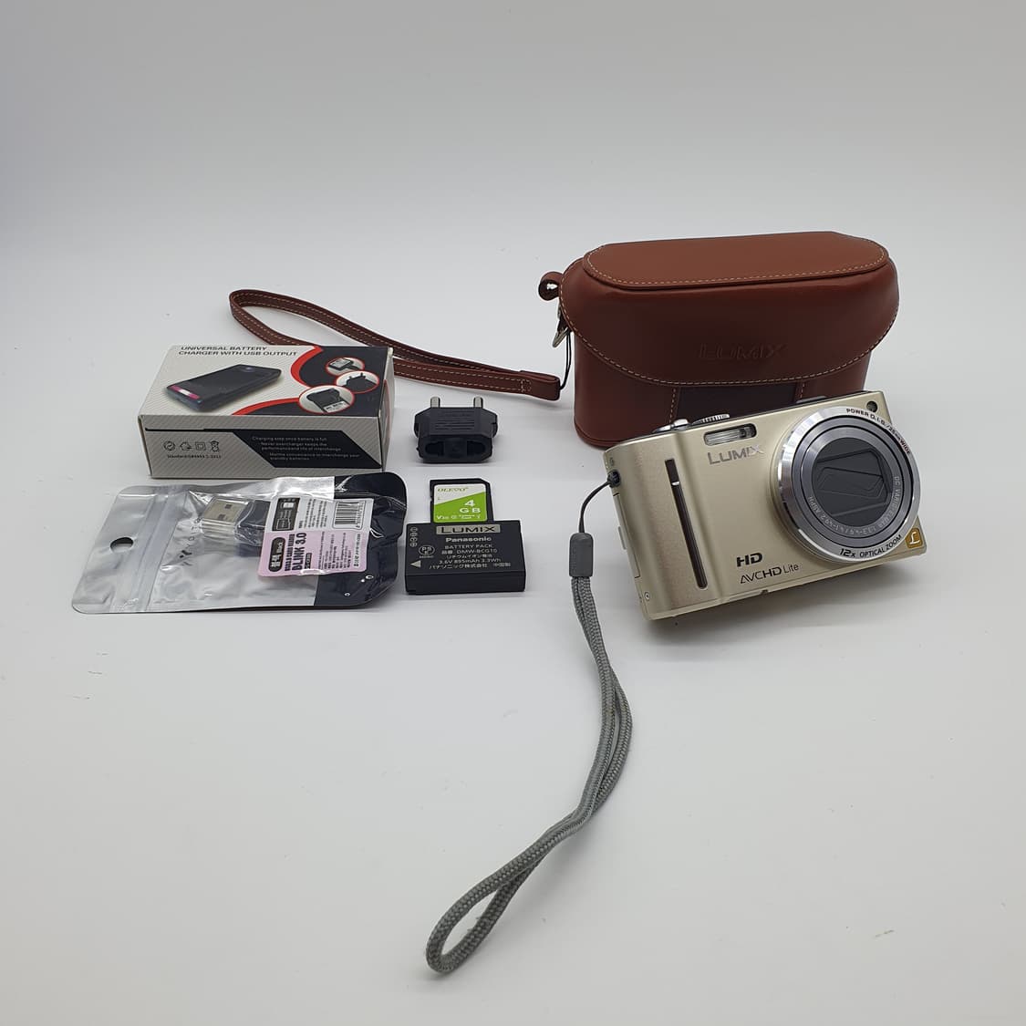 작례⭕️ 파나소닉 루믹스 DMC-TZ10 샴페인 골드🥂 전용케이스 상품이미지9