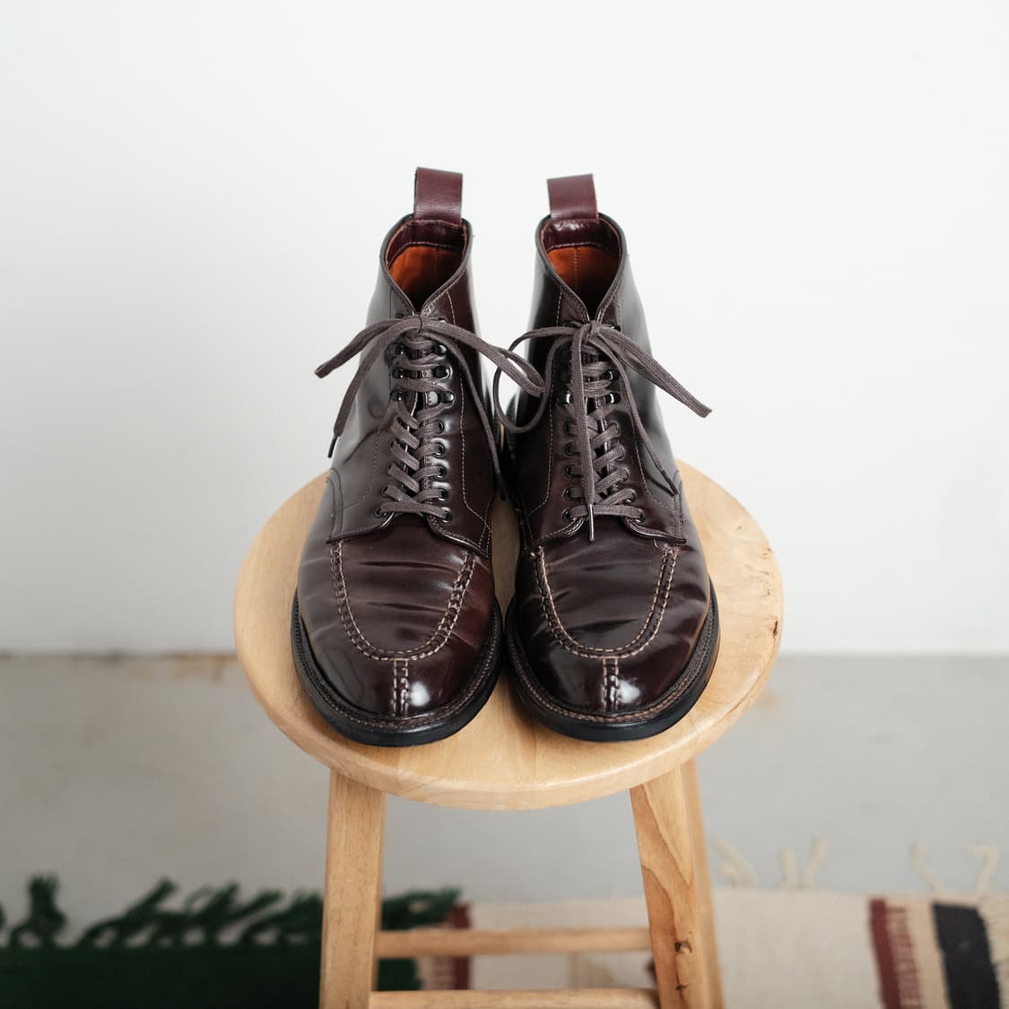 알든 40258HC 8.5D사이즈 버건디 코도반 NST 탱커 부츠 상품이미지2